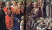 Fra Filippo Lippi Details of The Coronation of the Virgin painting